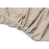 【2color】フード付きジップウィンドブレーカー&ルーズAラインスカートのセットアップ S0195