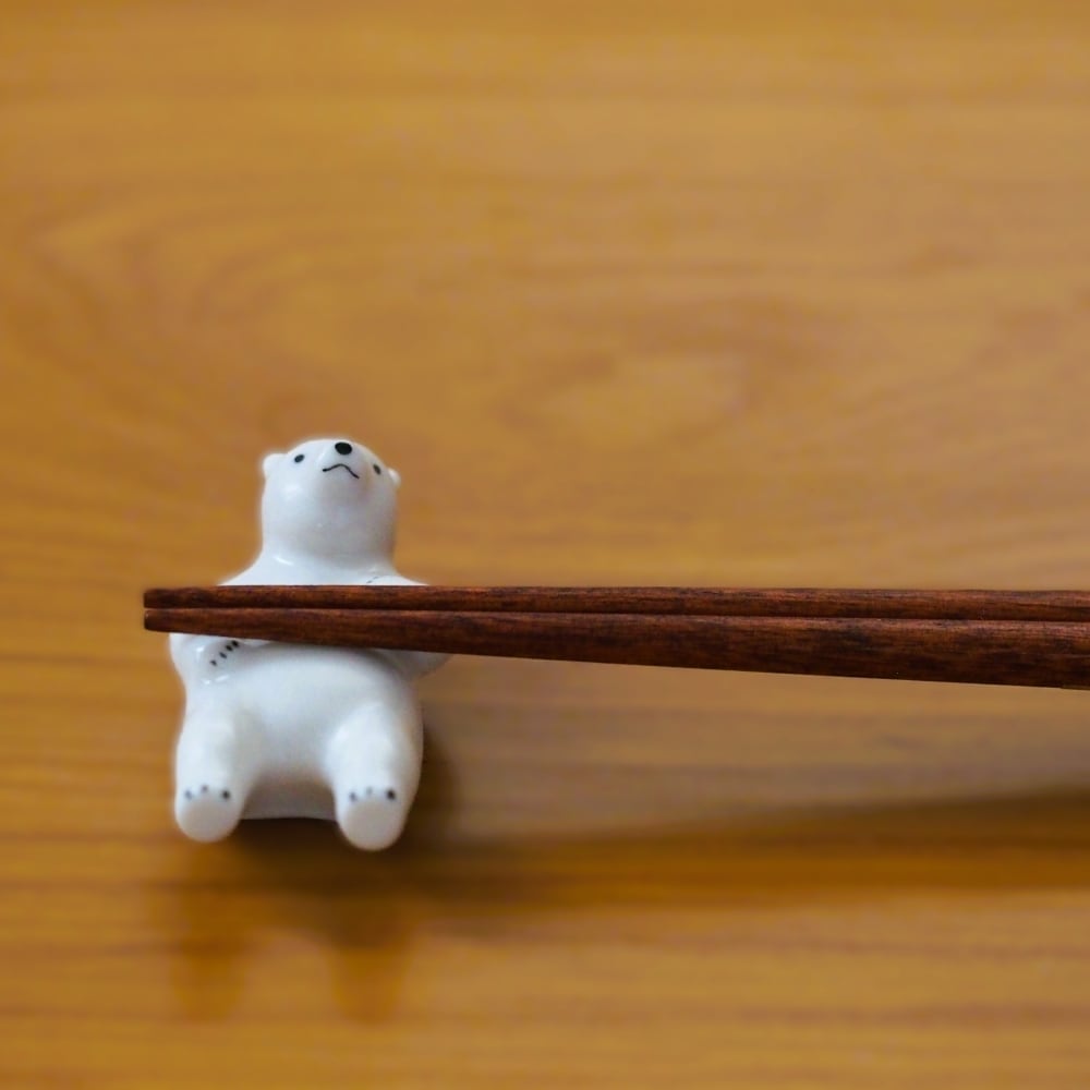 シロクマ箸置き（小） | 楽土 Online shop