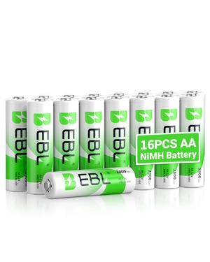【新着特価】EBL 単3電池 充電式 16個パック ケース付き 2800mAh ニッケル水素充電 単三電池 充電池 単3充電池 単三充電池