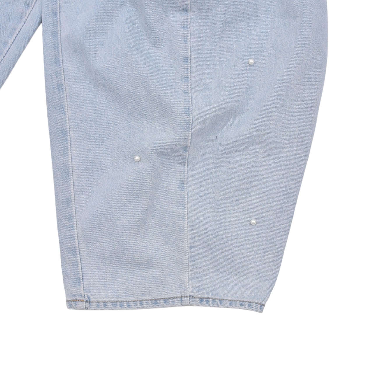 【KIMHEKIM】PEARL EMBELLISHED BALLOON FIT JEANS - 8