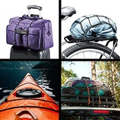 Abma Cord ショックコード バンジーコード 5mm 弾性 ゴム紐 ゴムロープ ストレッチコード 荷物固定 軽トラック ターポリン カーゴネット クラフト DIY用など(20M)-ブラック