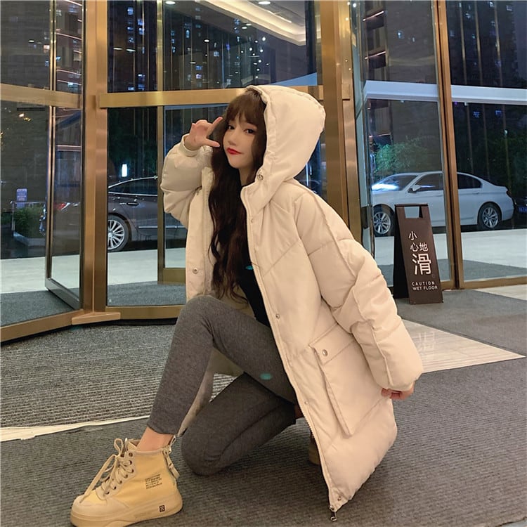 通勤する sweet系 ジャケット 綿服 トレンド 快適である 学生 厚手