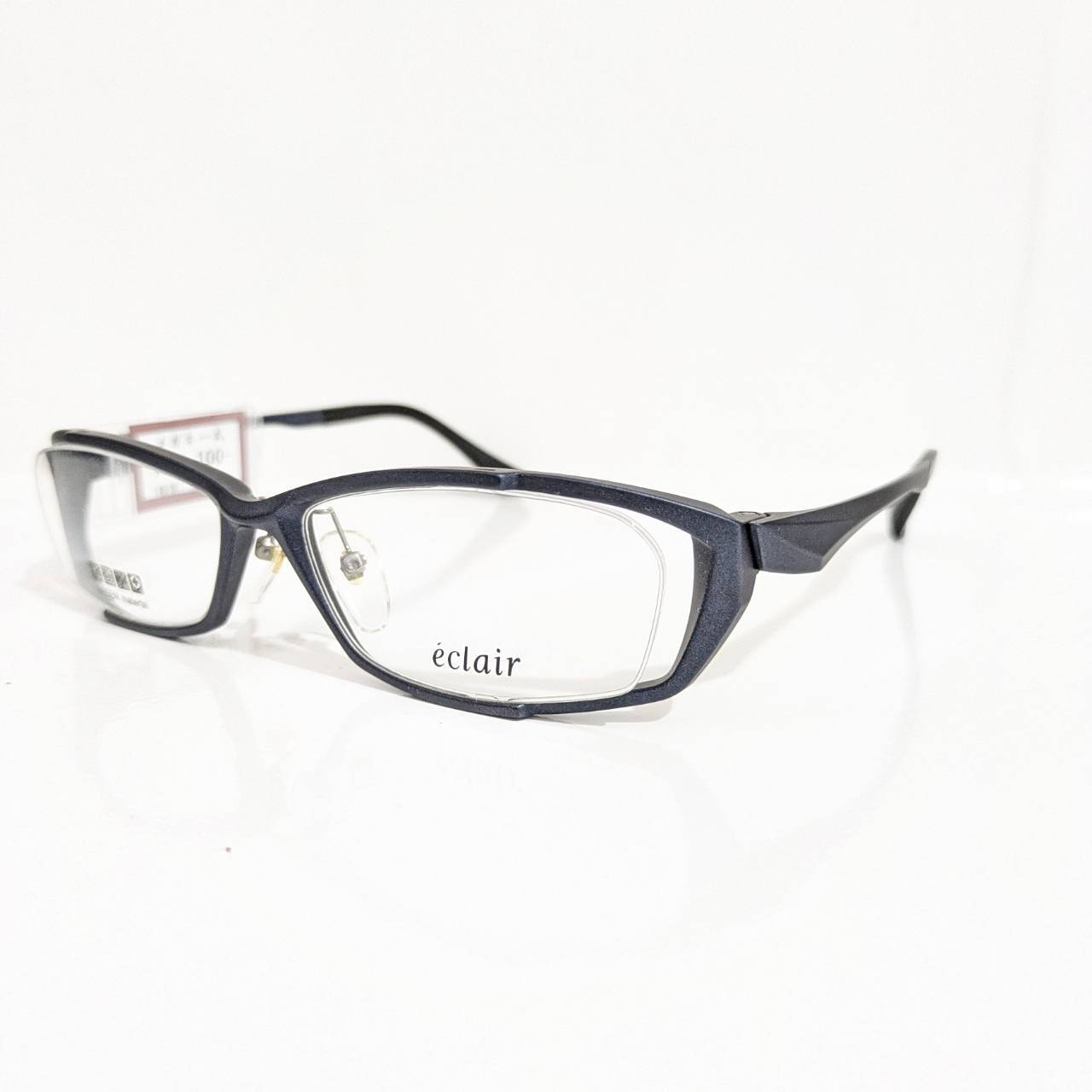【eclair】スクエアセルフレーム マットネイビー