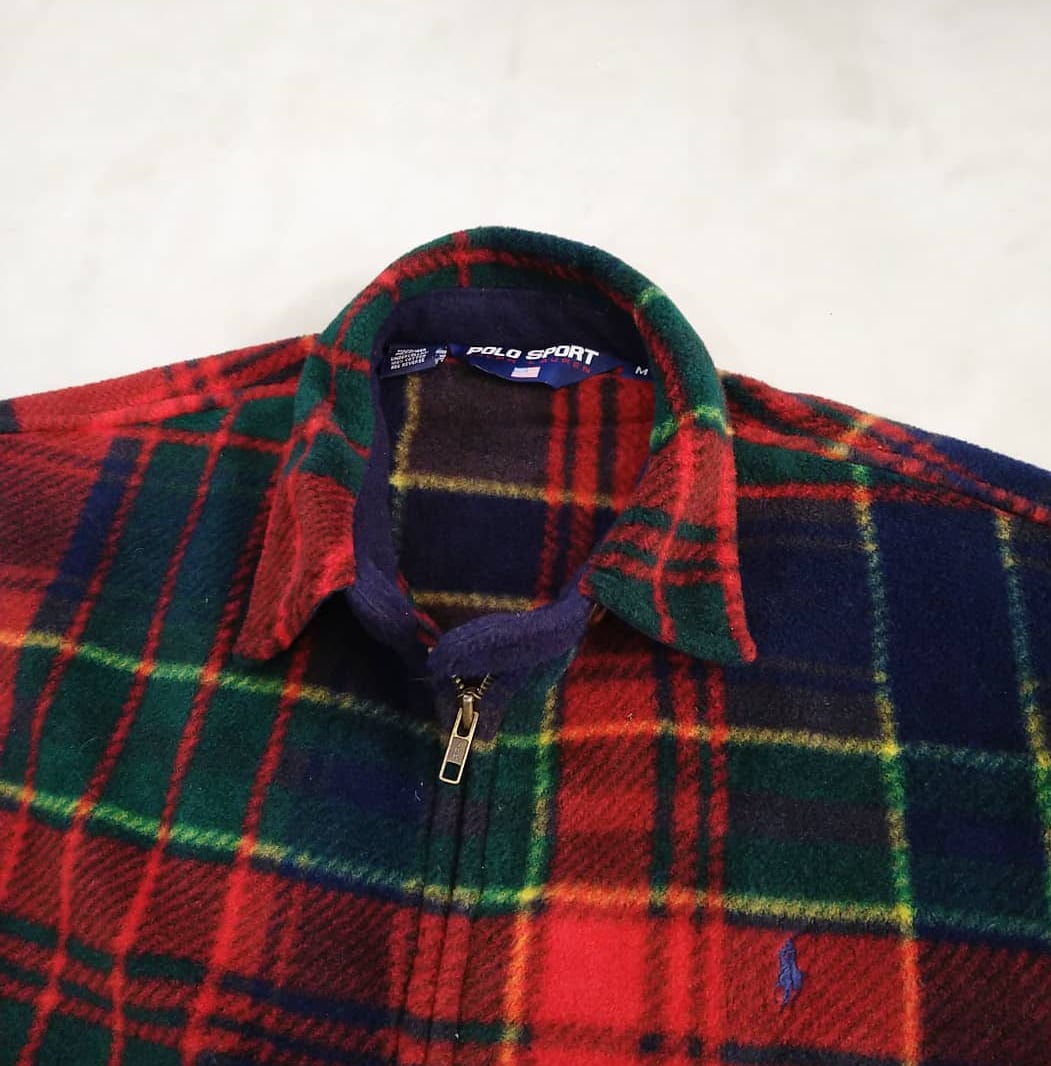 ジャケット・アウター POLO SPORT TARTAN CHECK NYLON SWING TOP POLO SPORT TARTAN CHECK NYLON SWING TOP