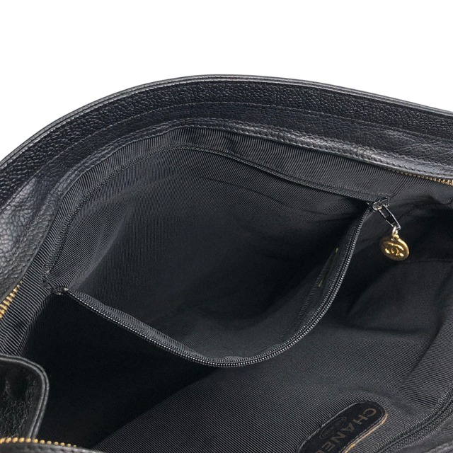 CHANEL シャネル トリプルココ ショルダーバッグ ブラック レザー キャビアスキン vintage ヴィンテージ オールド gph8sd