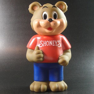 ９０’ｓアメリカン レストラン ショーニーズShoney's ベア　貯金箱1993年代☆彡