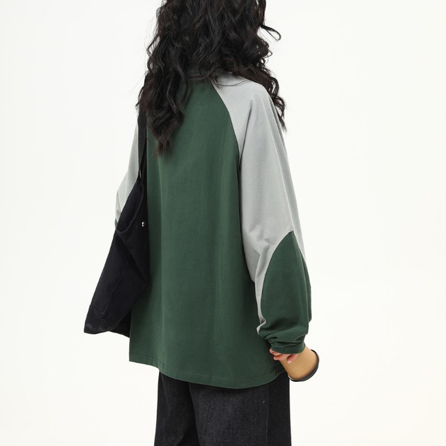 one-point raglan long tee　ワンポイントラグランロングティー　J1490