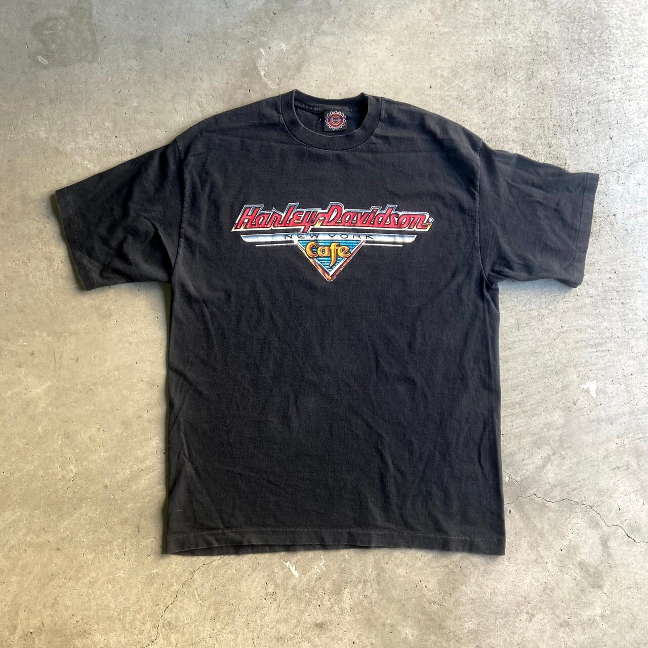 ハーレーダビッドソン Harley-Davidson モーターサイクル バイクTシャツ USA製 メンズXL /eaa163879