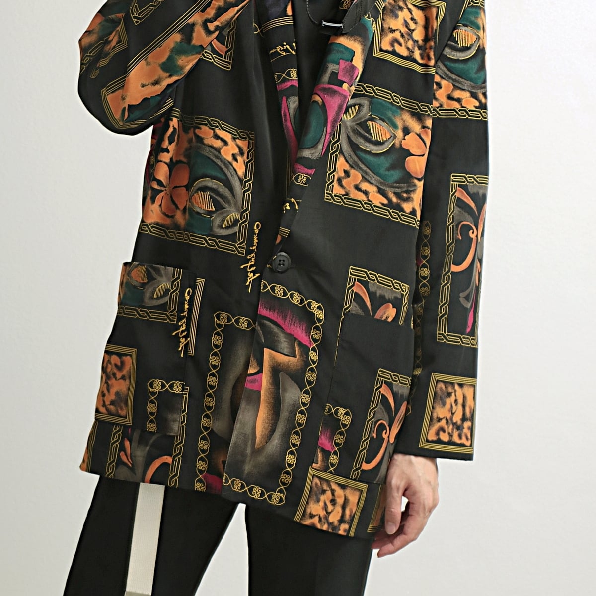 90s kensington square オリエンタル柄 ジャケット 古着 used