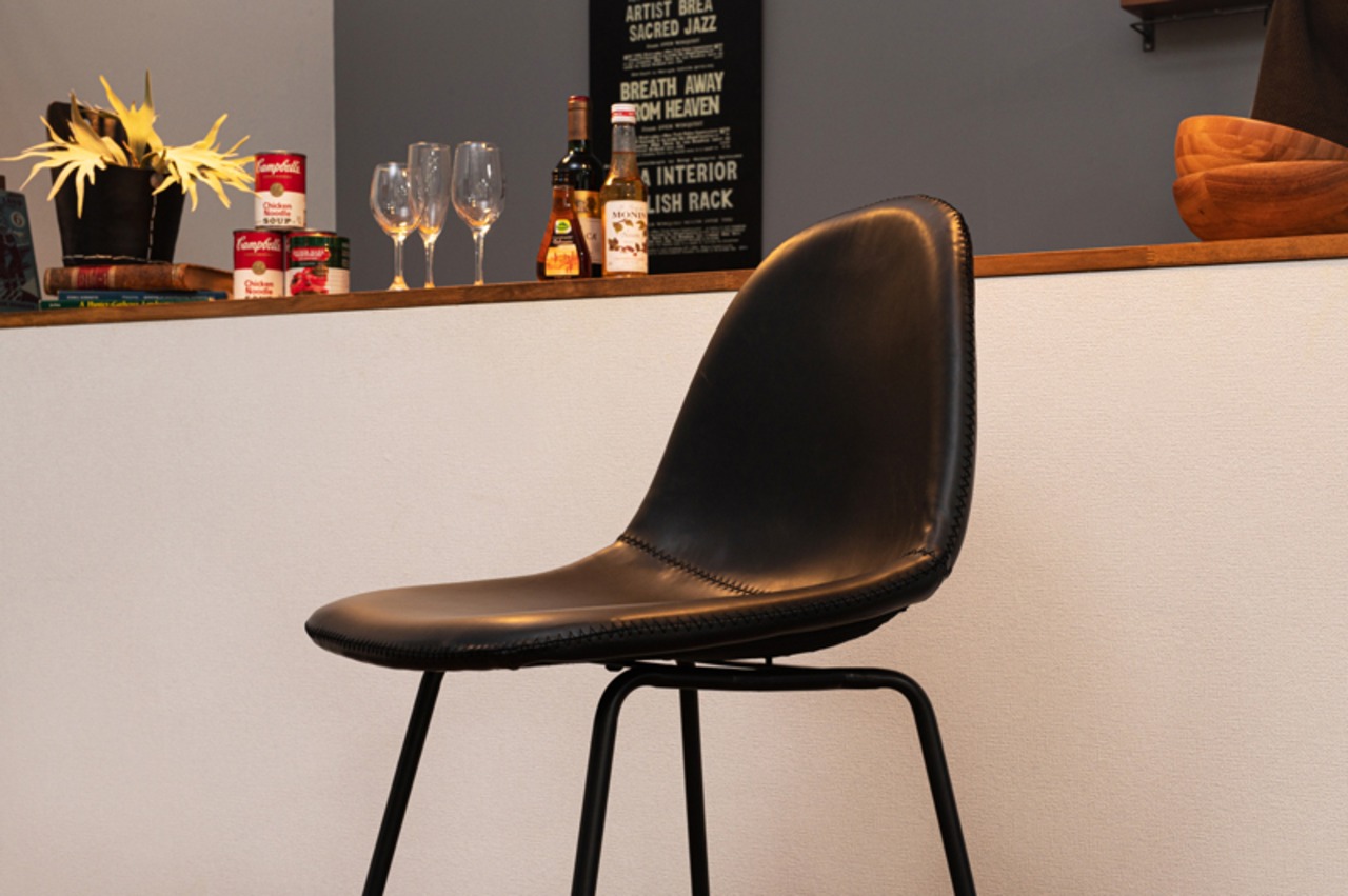 バーチェア 高めの座面 キッチン ダイニング カフェバー