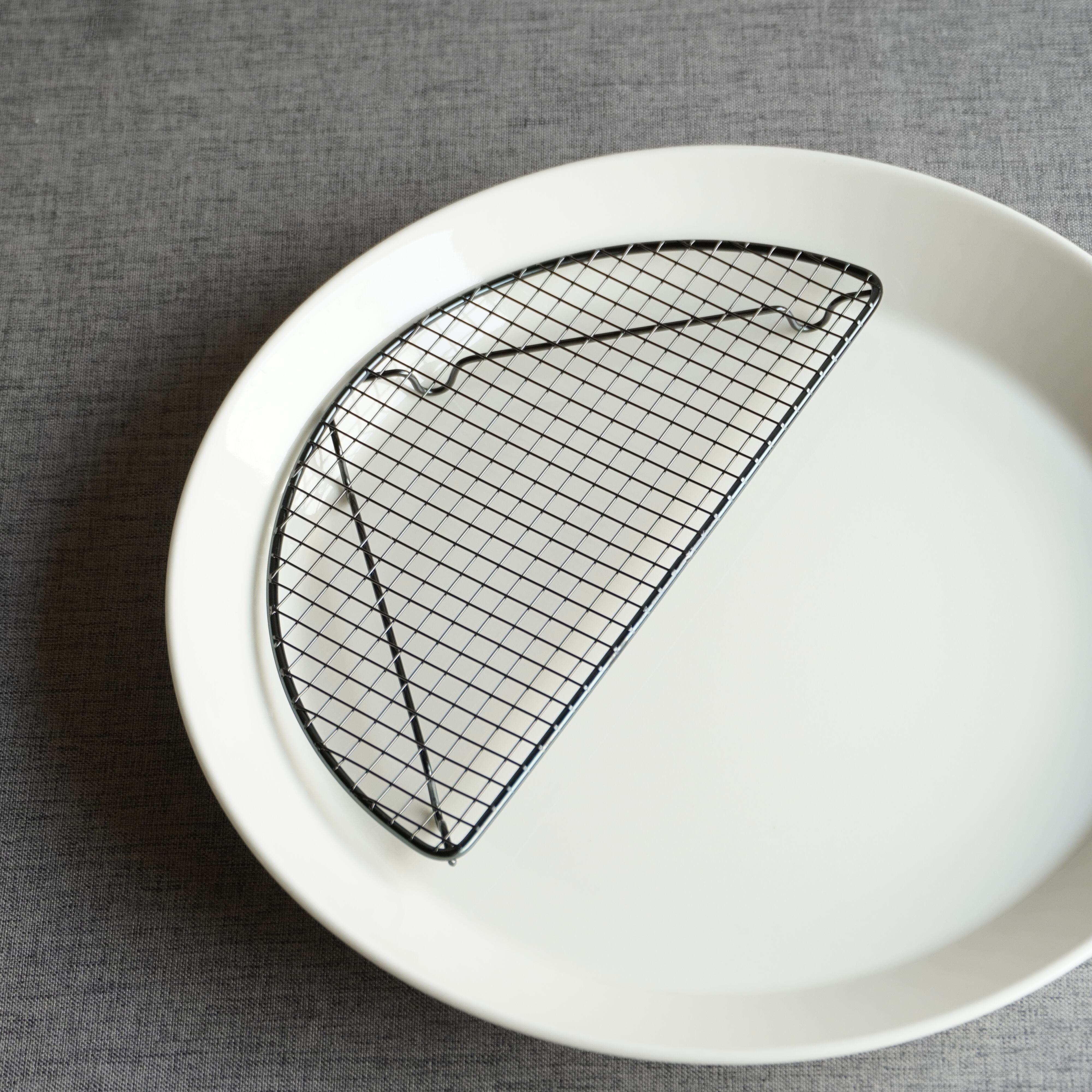 18-8半月型とんかつ網 大