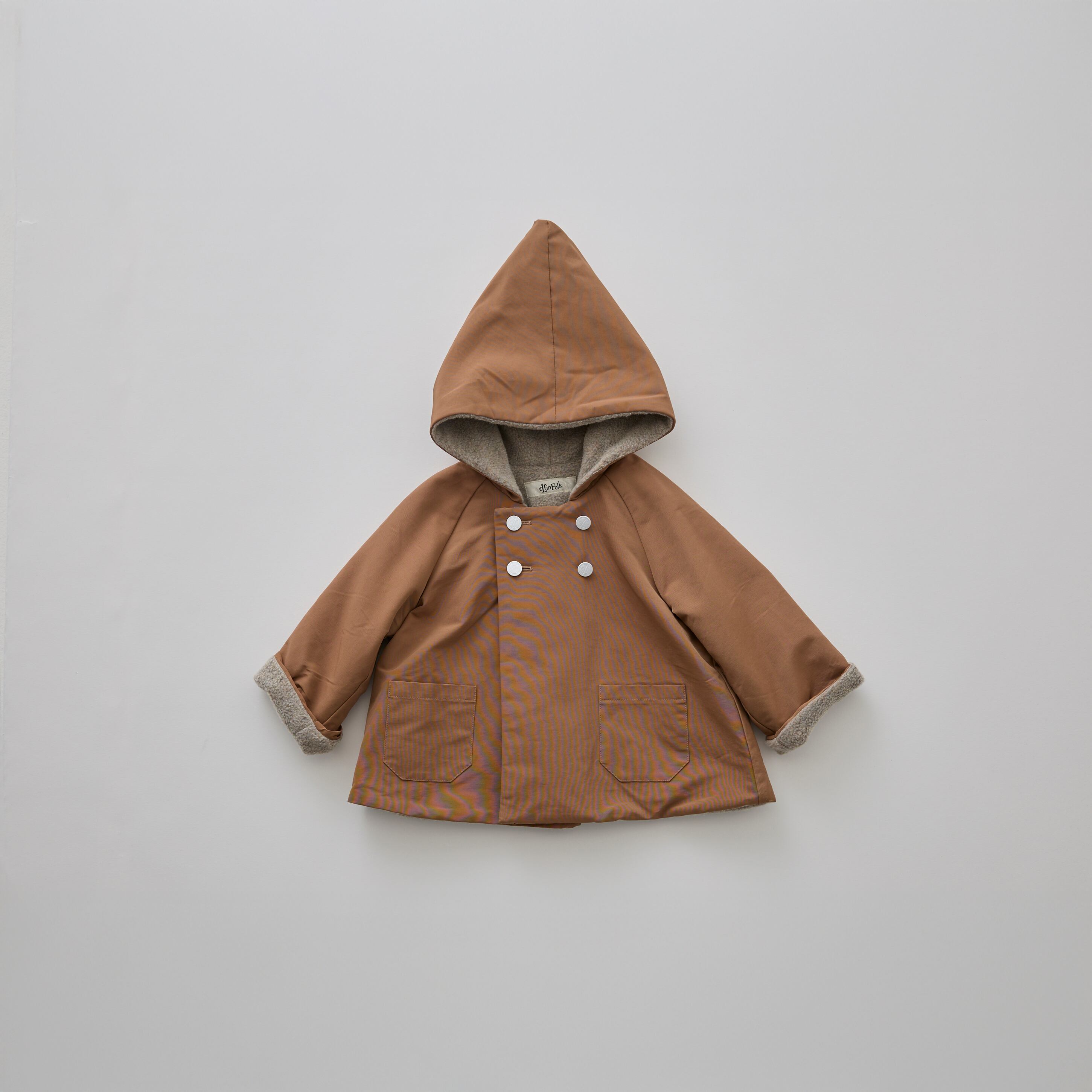 eLfinFolk(エルフィンフォルク)/ elf coat / milky brown / 90,100cm