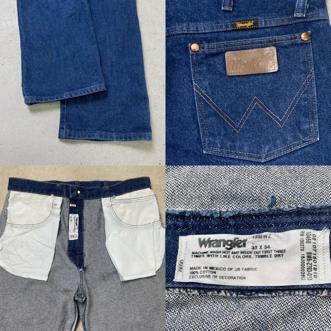 Wrangler ラングラー 13MWZ デニムパンツ ストレート メンズW33 古着