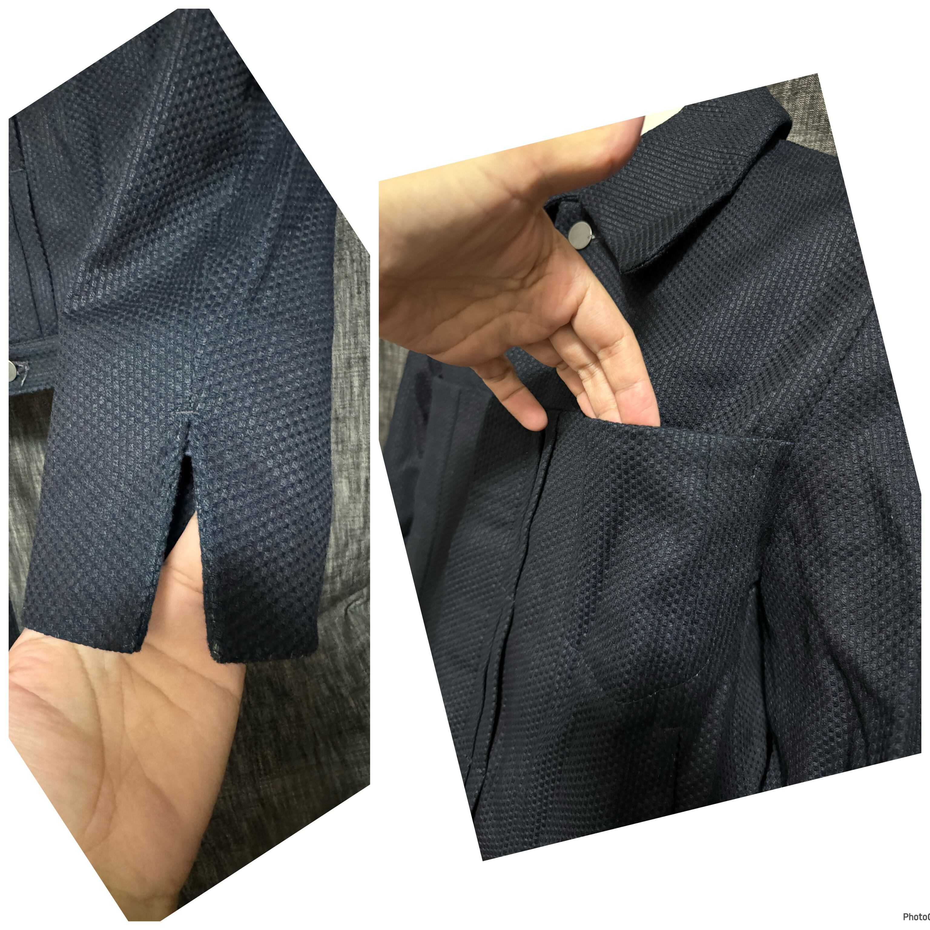 nobuyuki matsui ノブユキマツイウールレザージャケット-022108 瑪瑙五