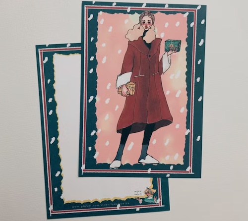 LA130｜La dolce vita 甜蜜生活【最甜蜜的獻禮 クリスマスカード】ポストカード