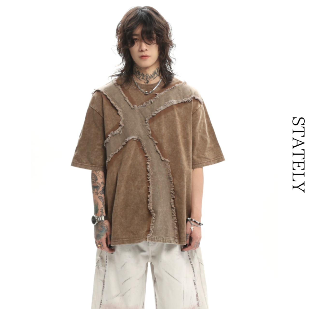 Cross Fray ヴィンテージTee/2color_T279・画像5