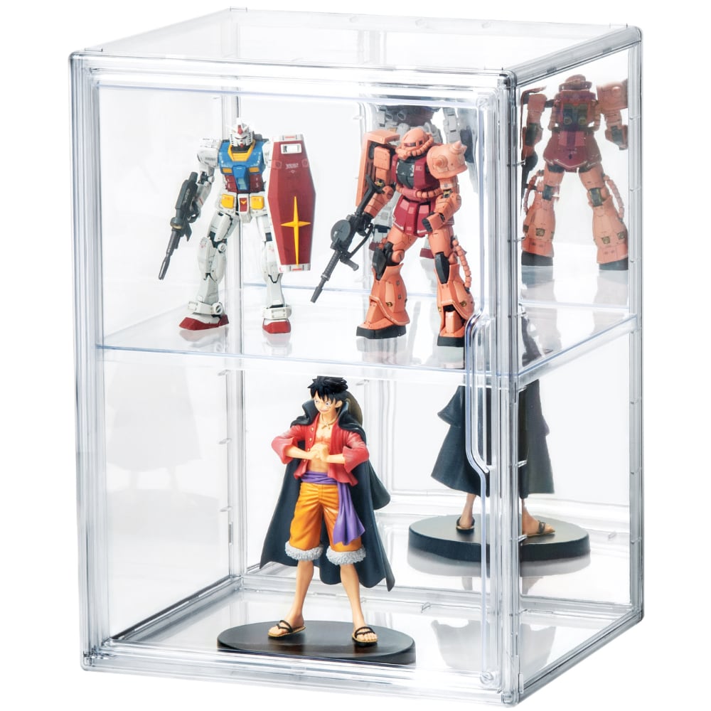 ユニークなミラーディスプレイケース HYPE GUARD コレクションケース 背面ミラー 7段階調整 2way仕様 | HYPE