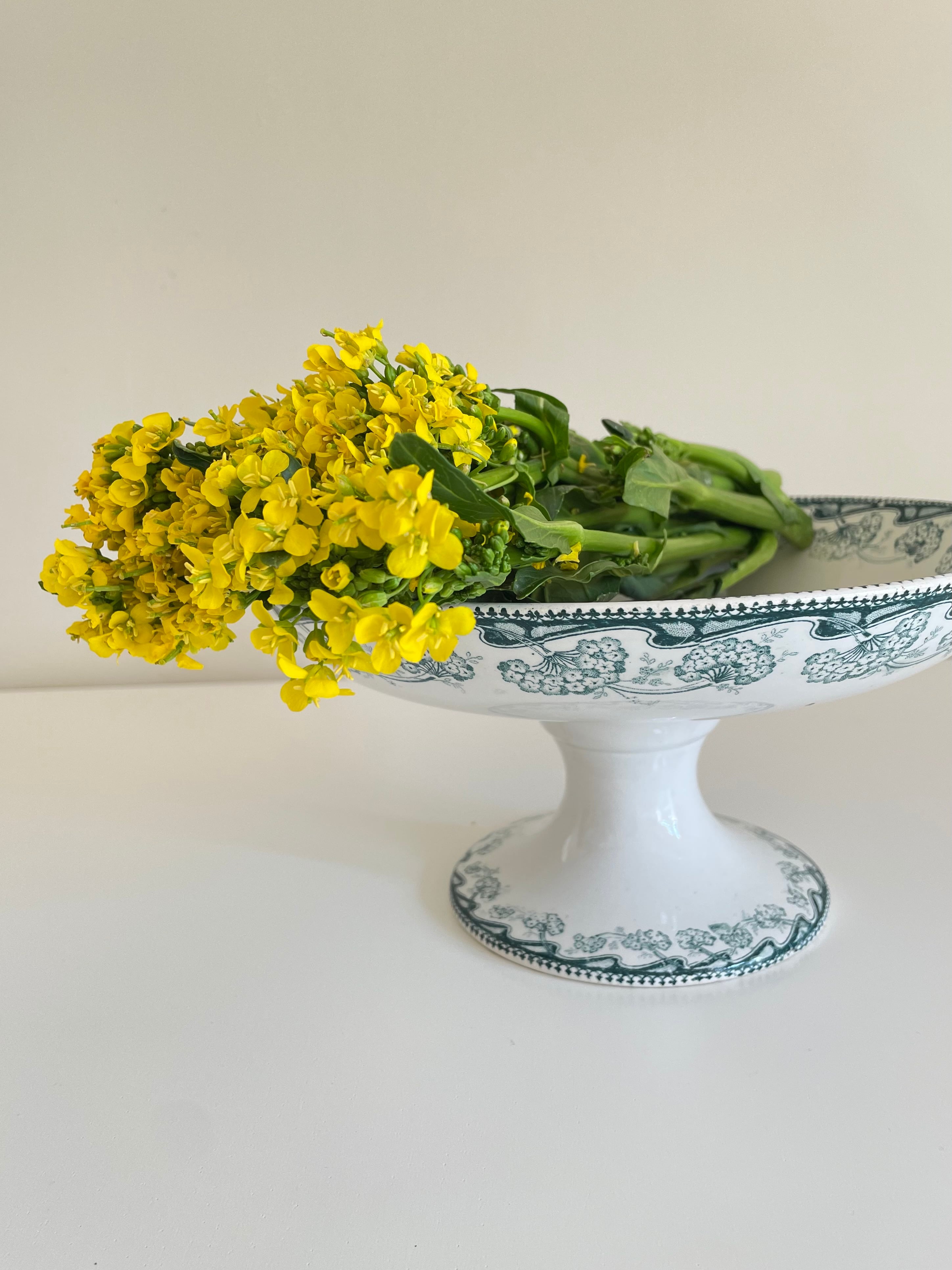 Creil et Montereau WATTEAU コンポティエLow type | I know Antiques