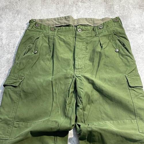 60s スウェーデン軍 実物 M-59 フィールドパンツ C54 w34 詳細写真3