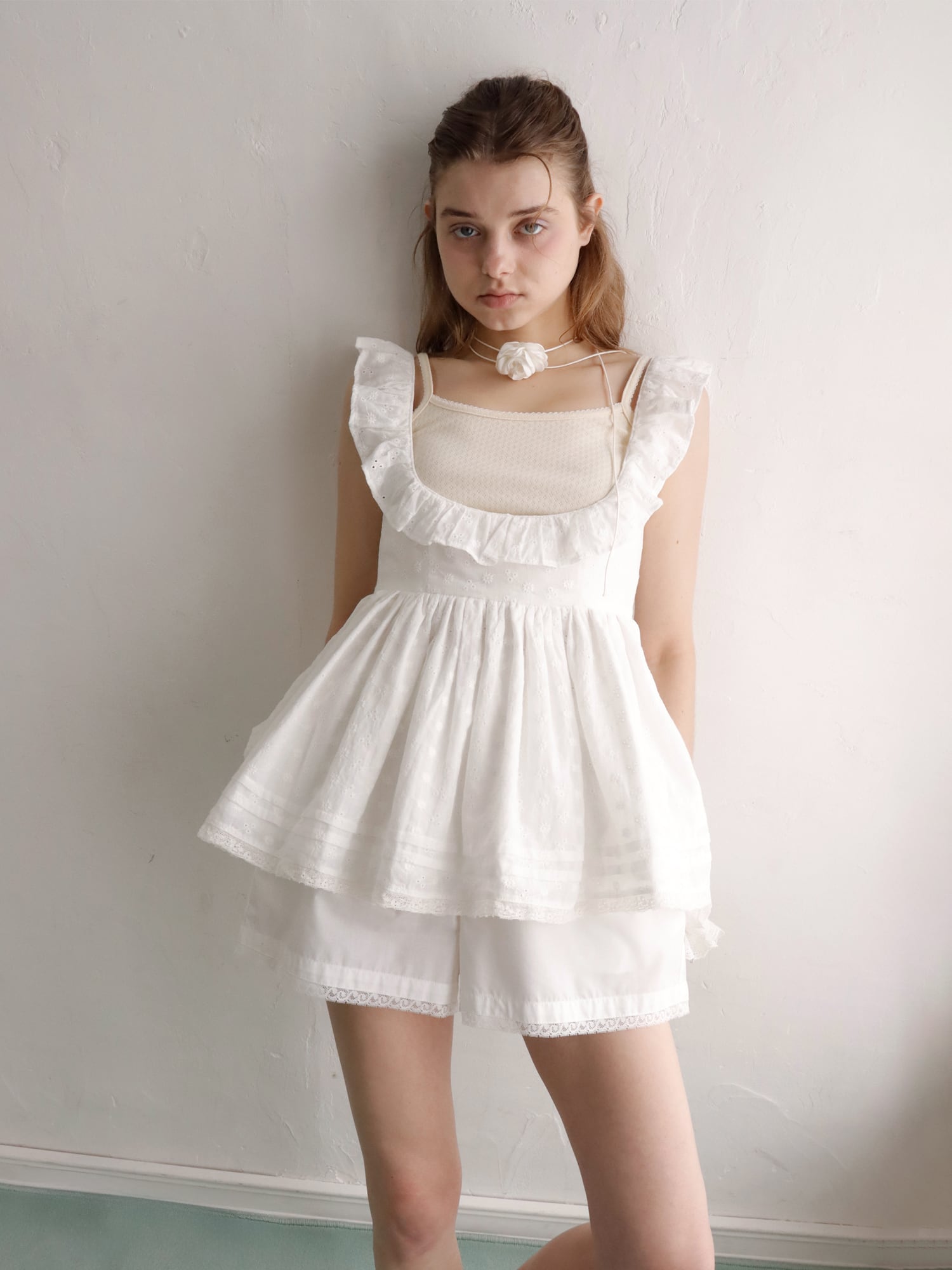 PETIT APLON TOP -LACE- | mieya mieya