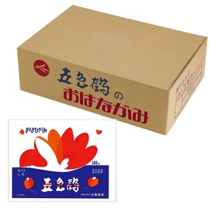 【人気】合鹿製紙 お花紙 五色鶴 500枚 しろ 10冊 No.12-10P