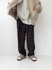 EURO Check pattern 3tuck slacks