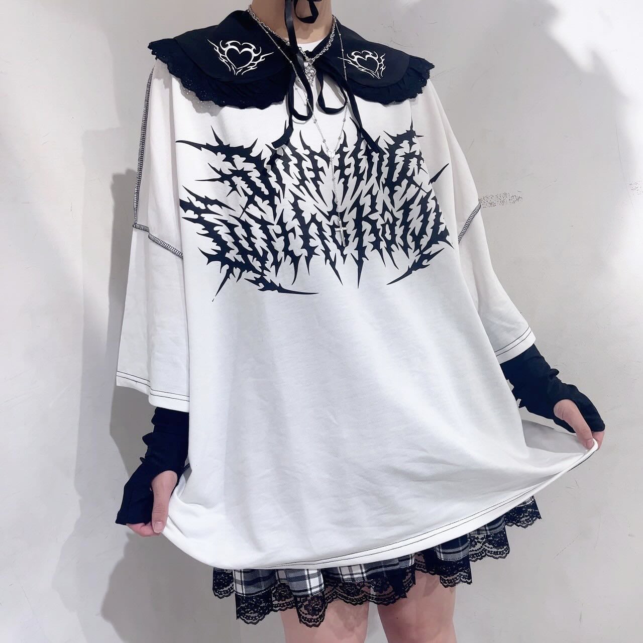 送料無料】トライバルロゴステッチTシャツ | VOLCAN&APHRODITE