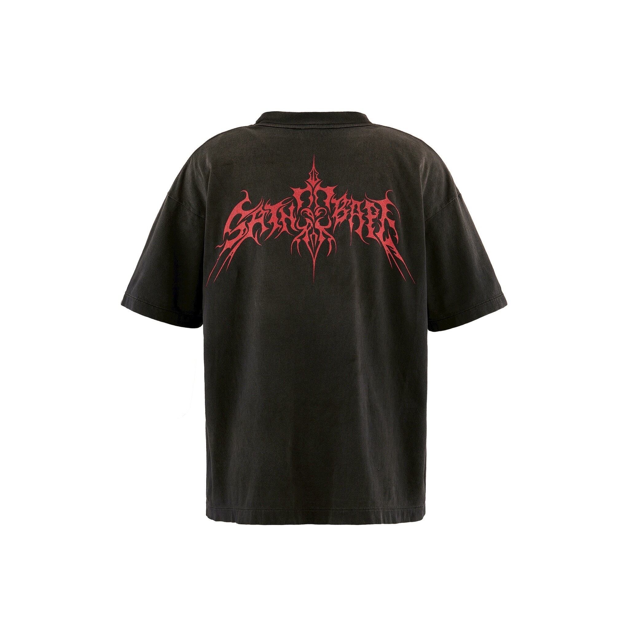 SAINT Mxxxxxx × ONE PIECE TEE / BLK