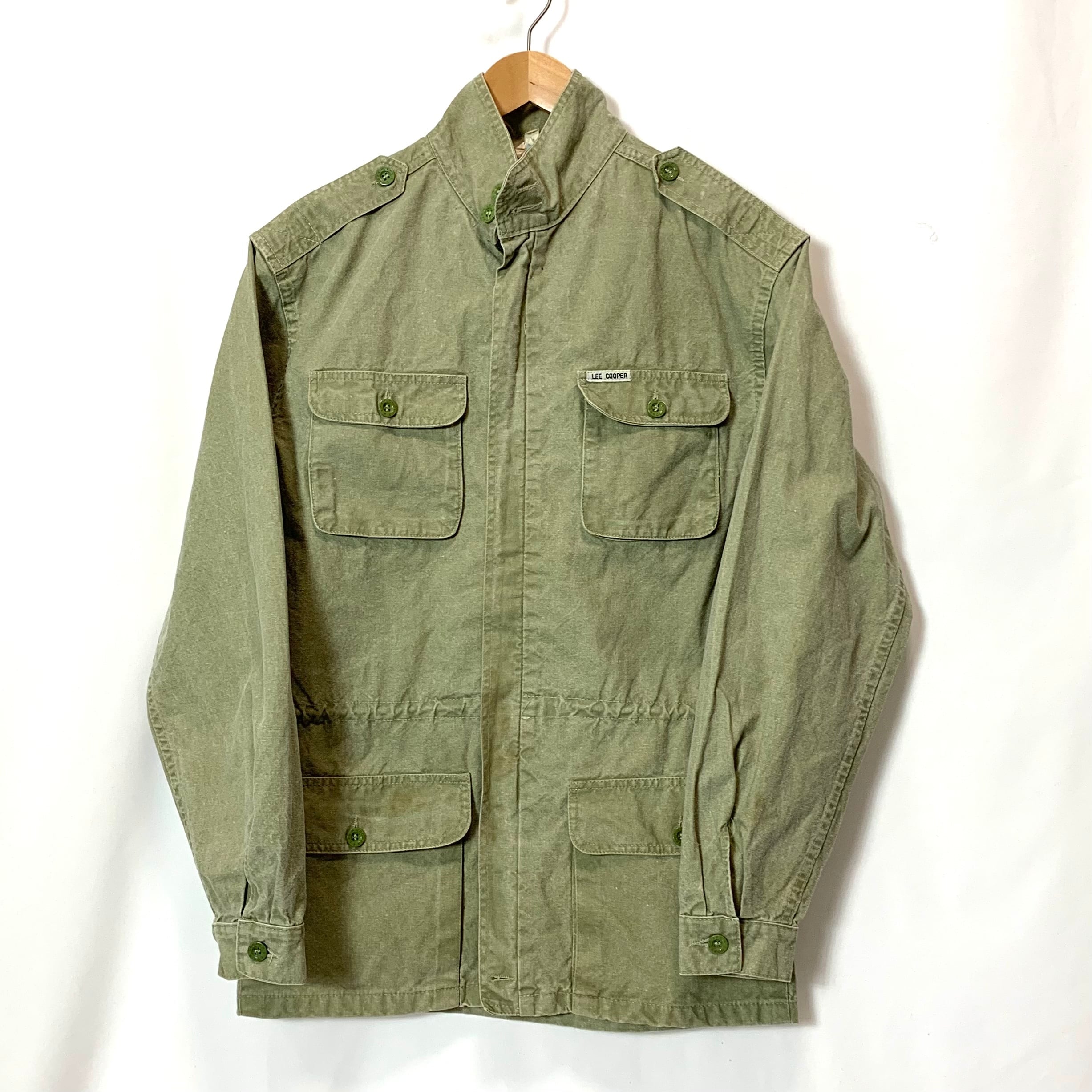 vintage old euro MADE IN FRANCE Safari Jacket フランス製 サファリ