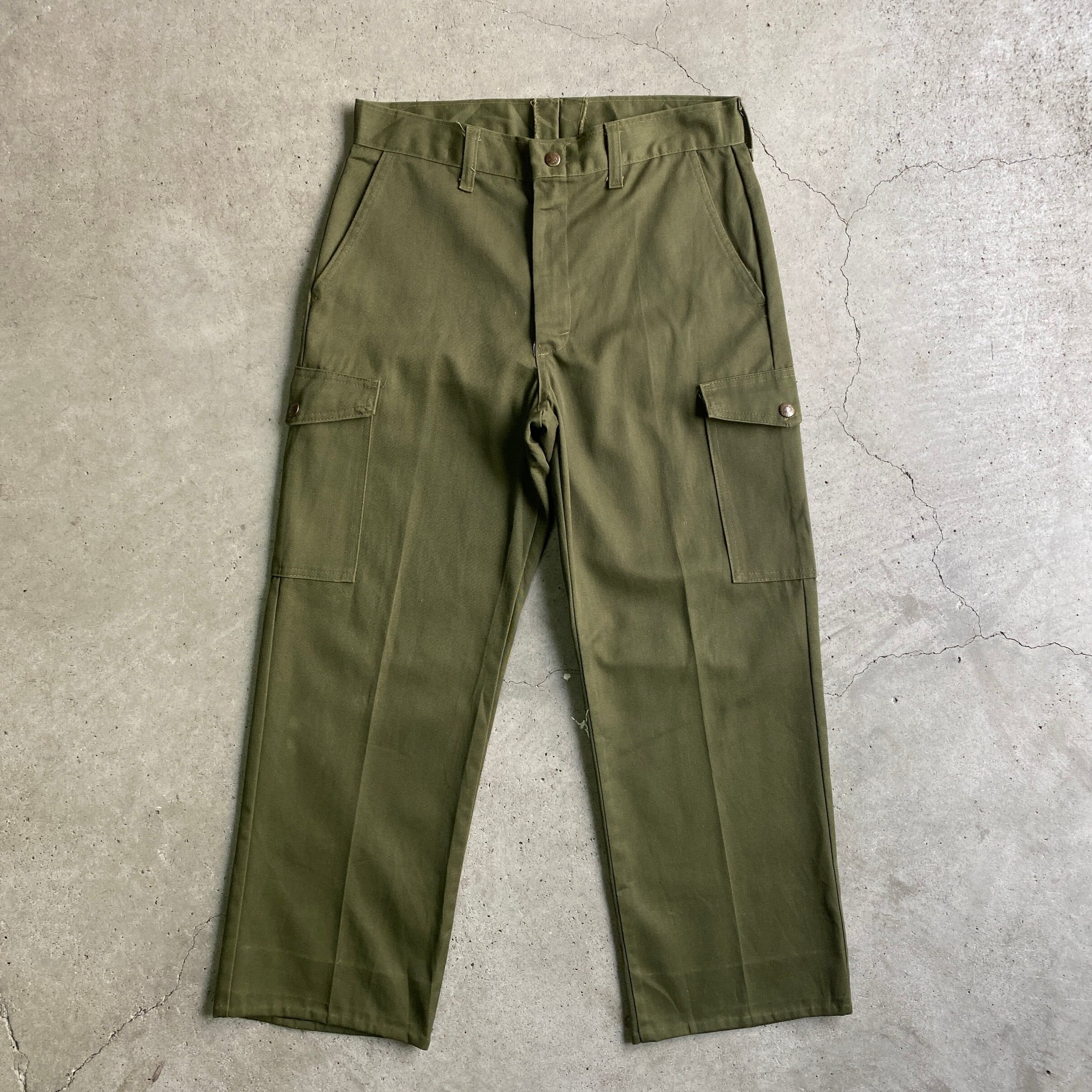 USA製 70年代 BOY SCOUTS OF AMERICA ボーイスカウトパンツ カーゴ 