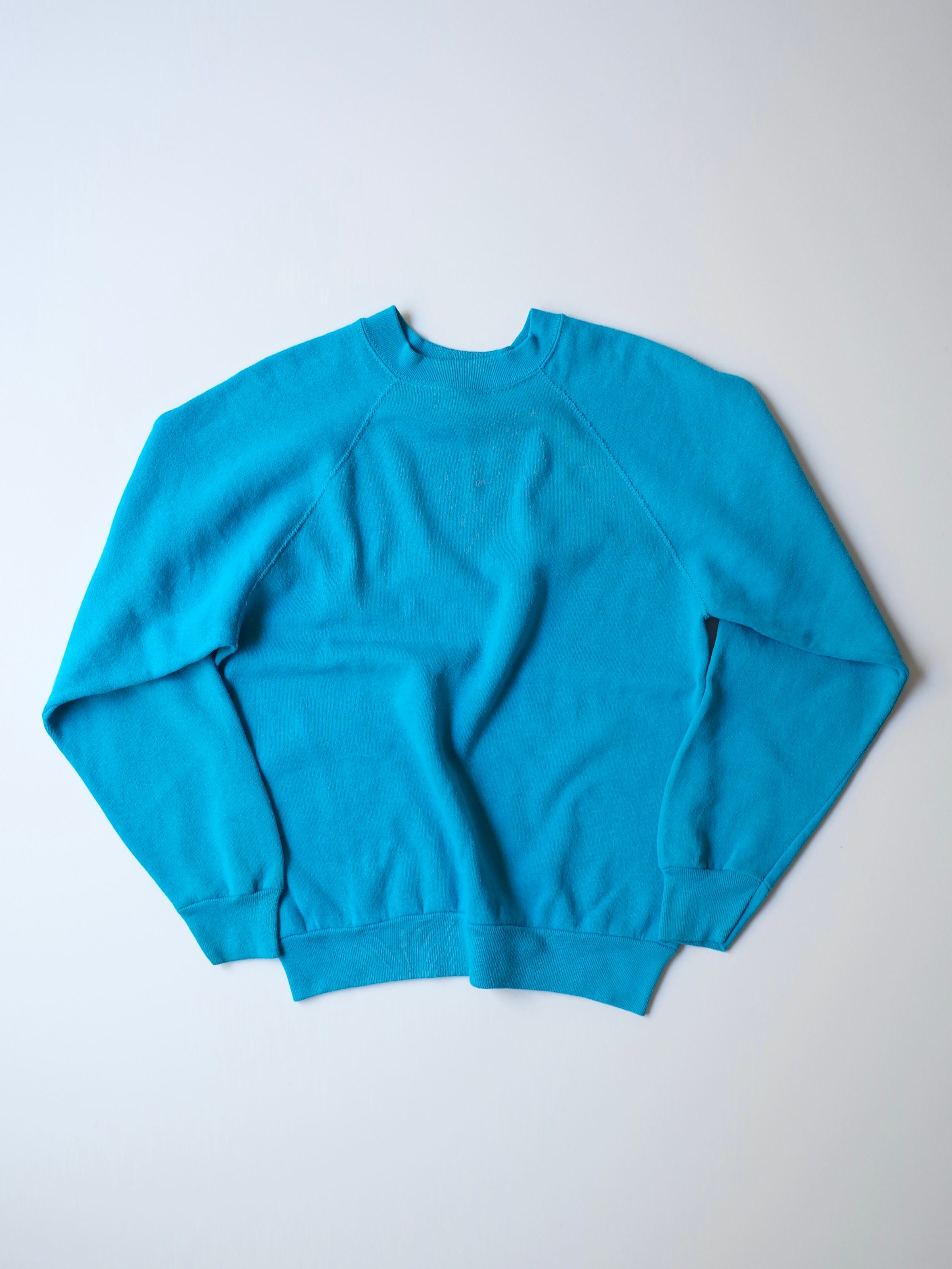 80s plain raglan sweat