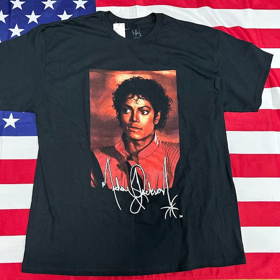 Michael Jackson Photo Tee マイケルジャクソン バンドTシャツ