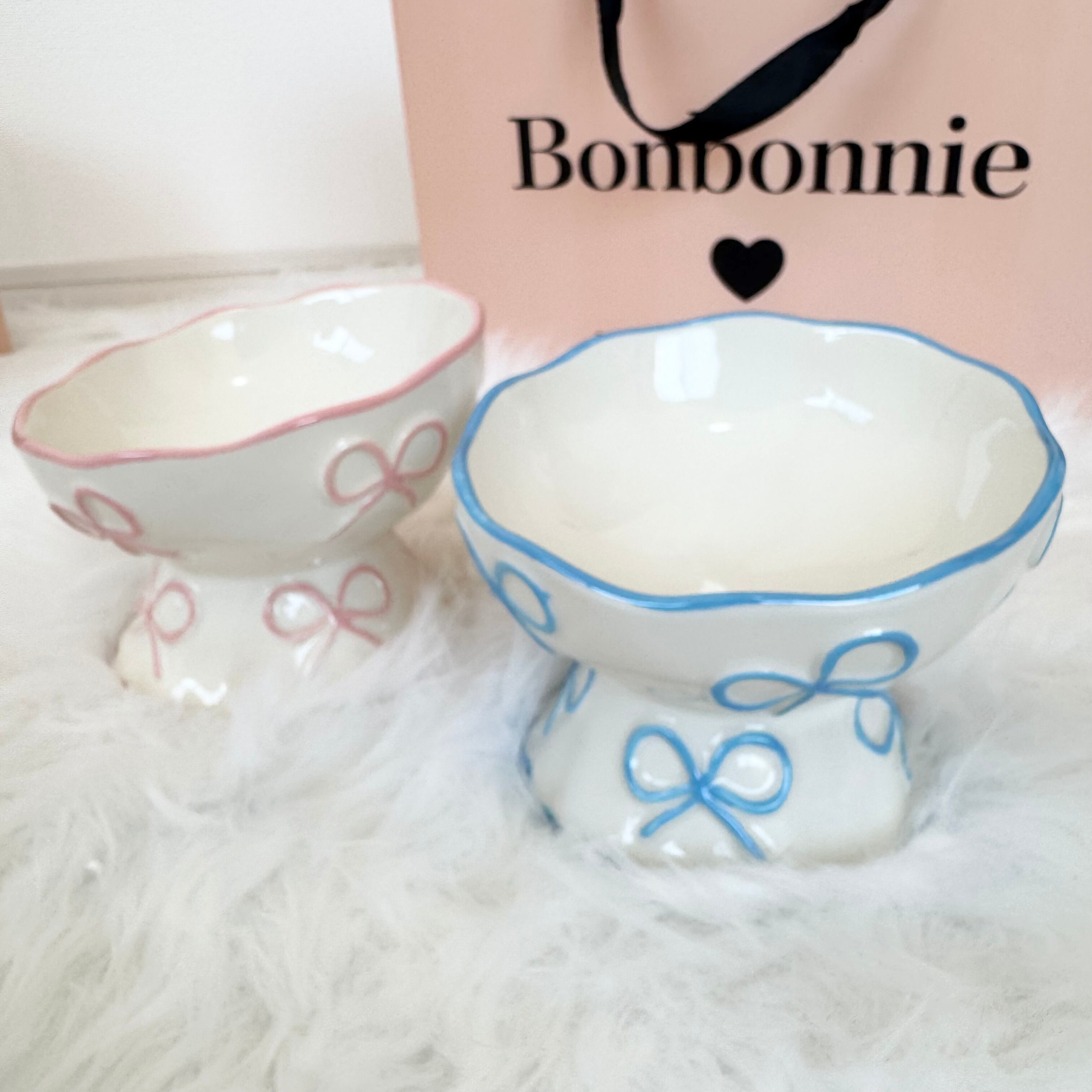 Ribbon Ceramic Bowl | BONBONNIE