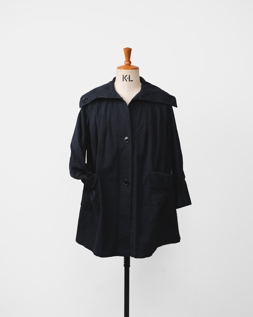 [1970s-1980s] "FINN-FLARE" Cotton Pleated Jacket (Made in Finland)