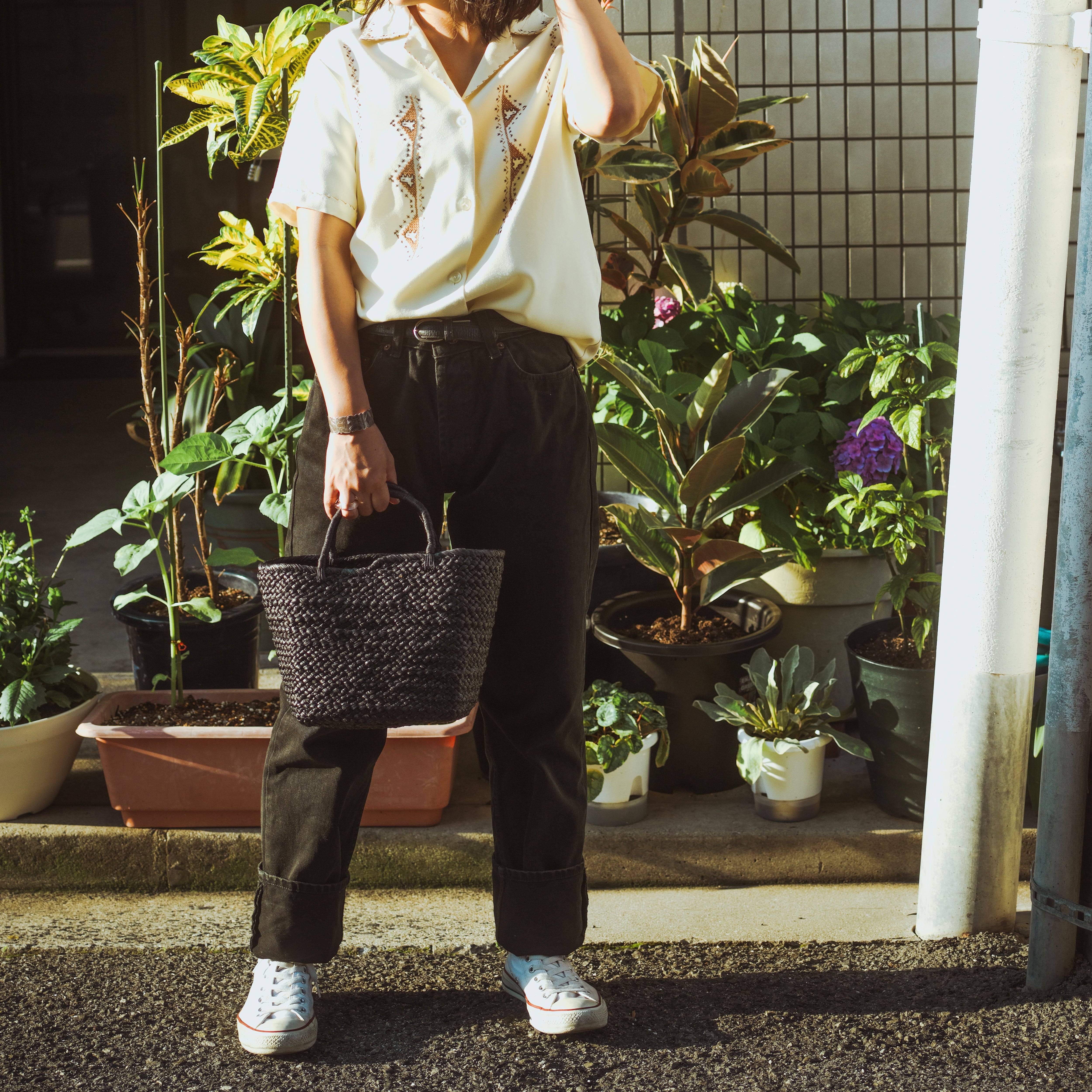 Marche bag (S) - Black | AMPIANA