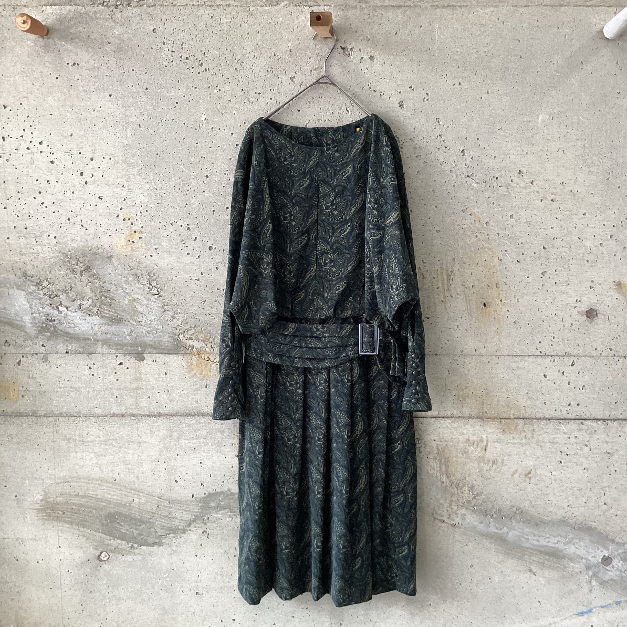 paisley pattern dress