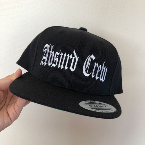 ABSURD CREW Snapback CAP"Ryder"-BLACK-
