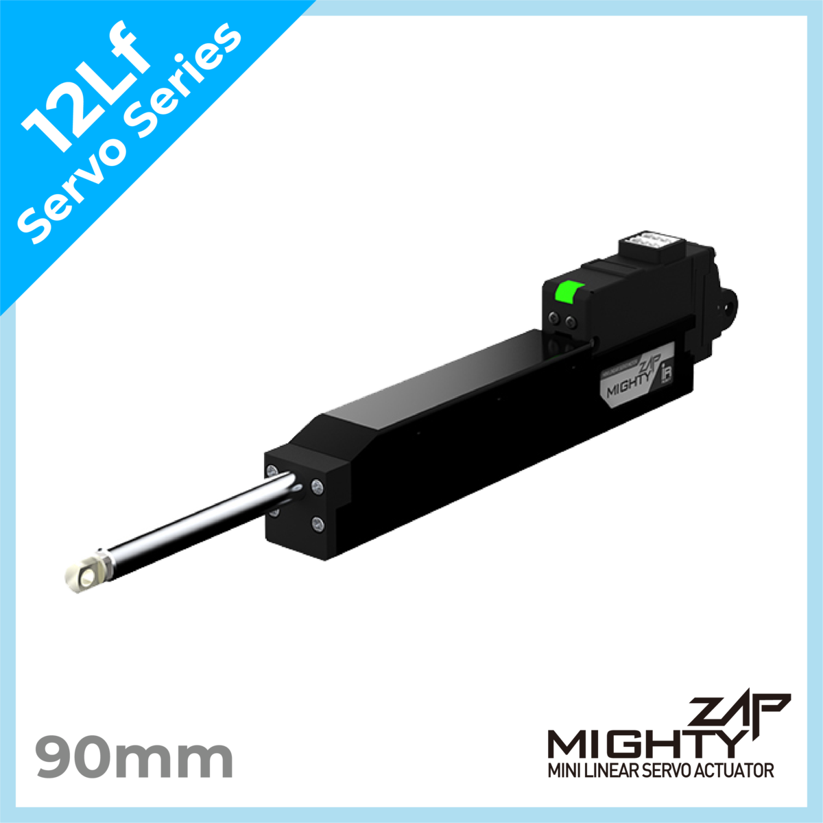 12Lfシリーズ (サーボタイプ) - 90mm stroke | MIGHTY ZAP