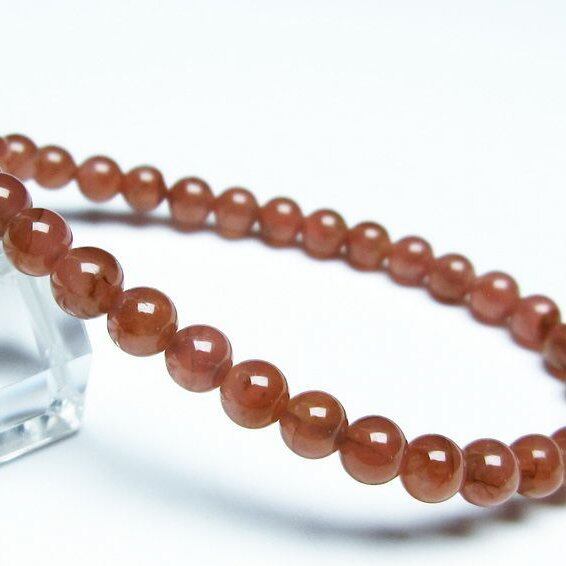 インカローズ ブレスレット 6mm 一点物 メール便送料無料 [M便 1/10] 111-27424