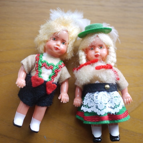 民族衣装のお人形　チロリアンペア　ドイツ