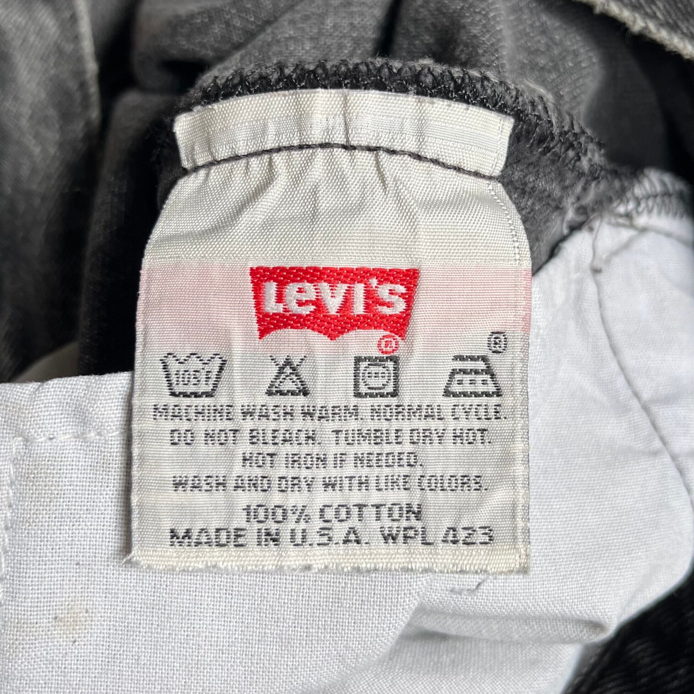 先染めブラックW30L30：90s Levis 501 リーバイス 501 デニム ジーンズ