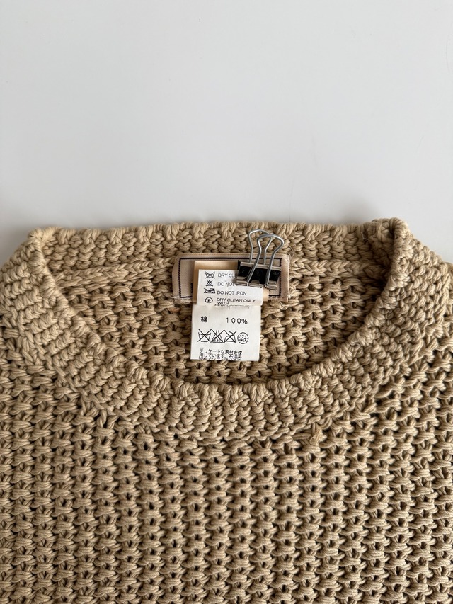 SS2000 HERMES MEN GAUGE KNIT