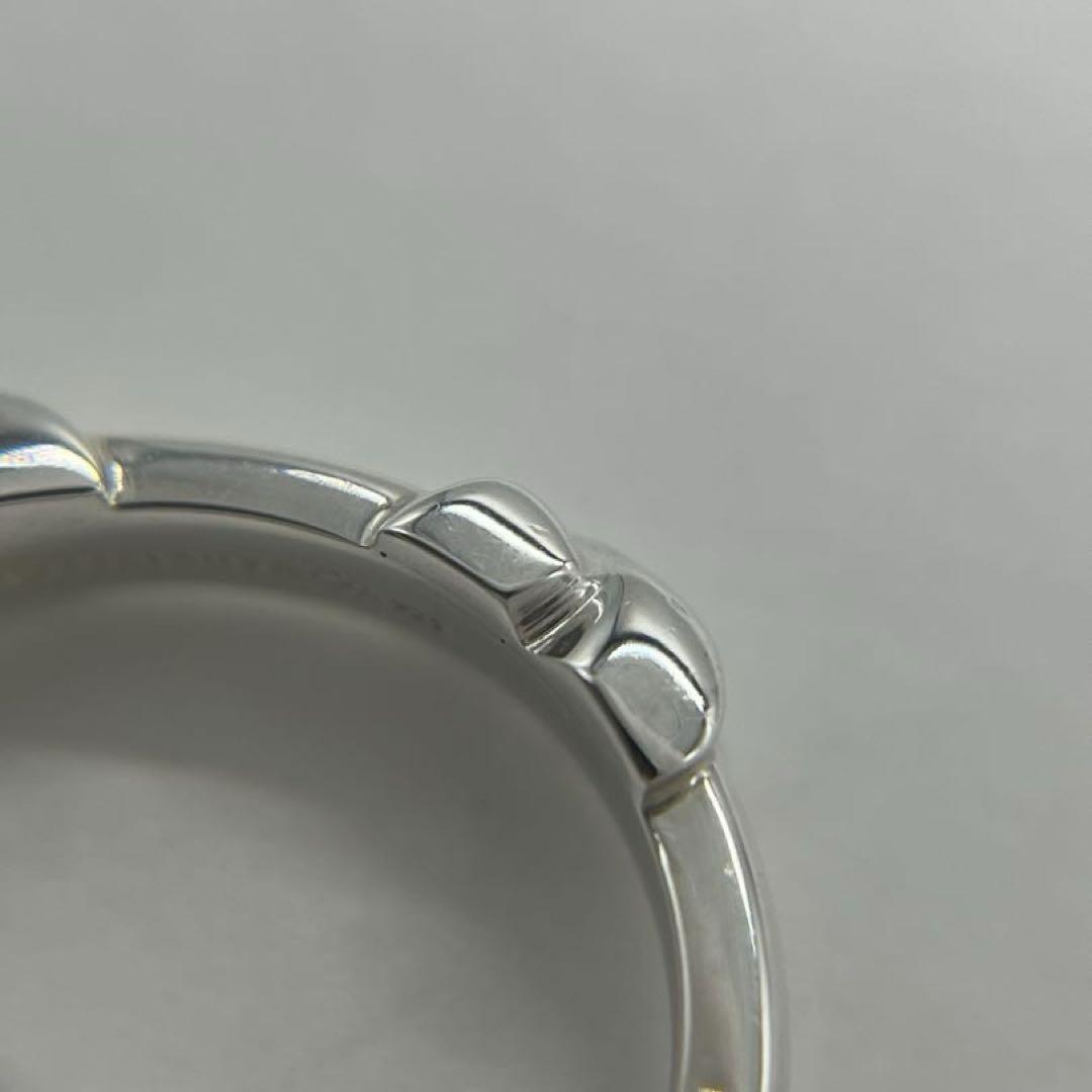 ティファニー TIFFANY シグネチャークロス ステッチリング 9号 希少