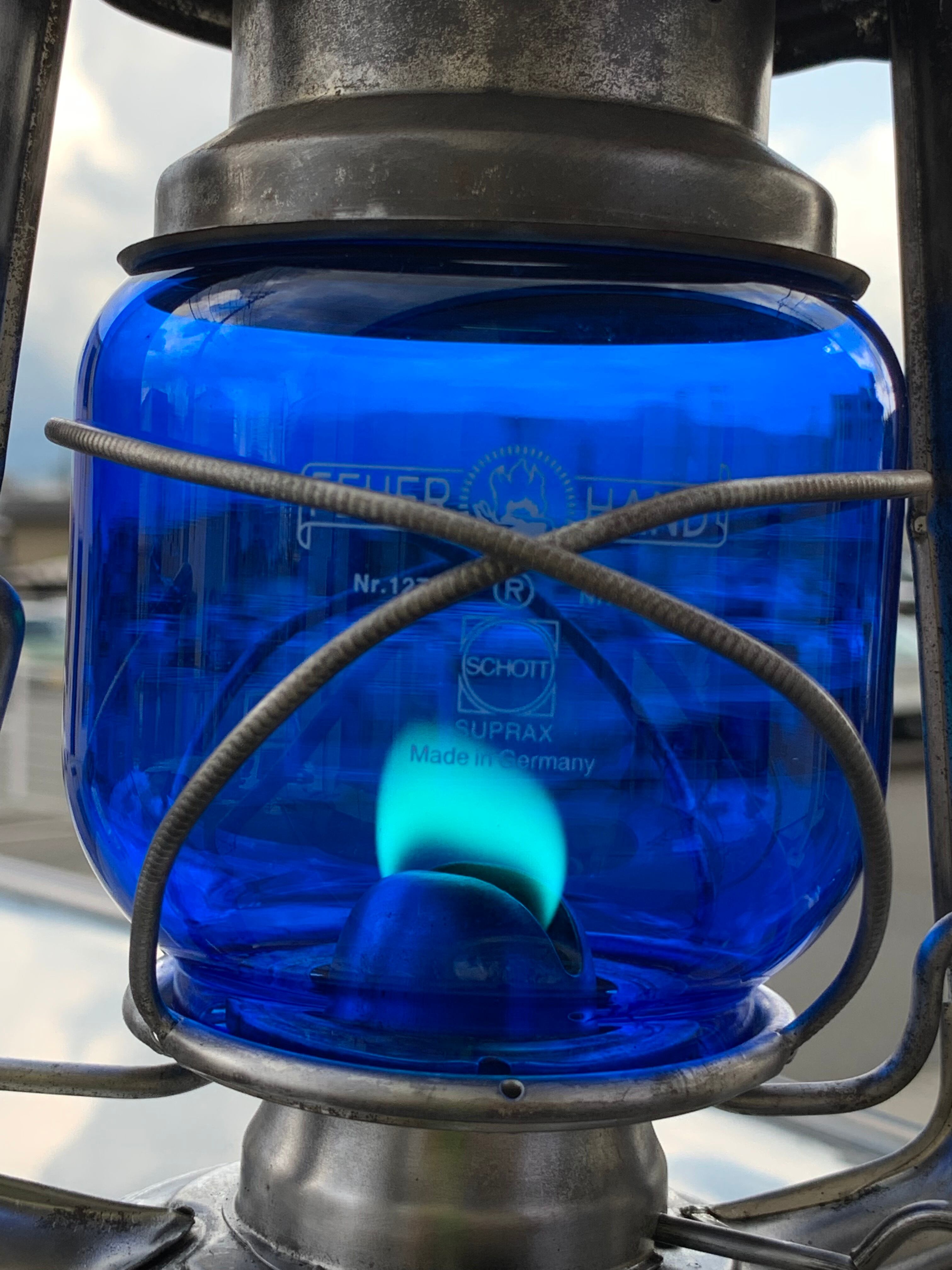 ブルー feuerhand 275 276 BAT158 159 ホヤ グローブ | Oldman's lantern