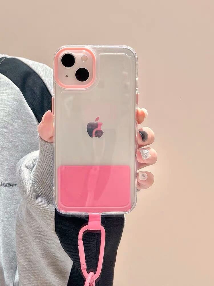 iPhoneケース iPhone15 iPhone14 クリアケース シンプル ハンド