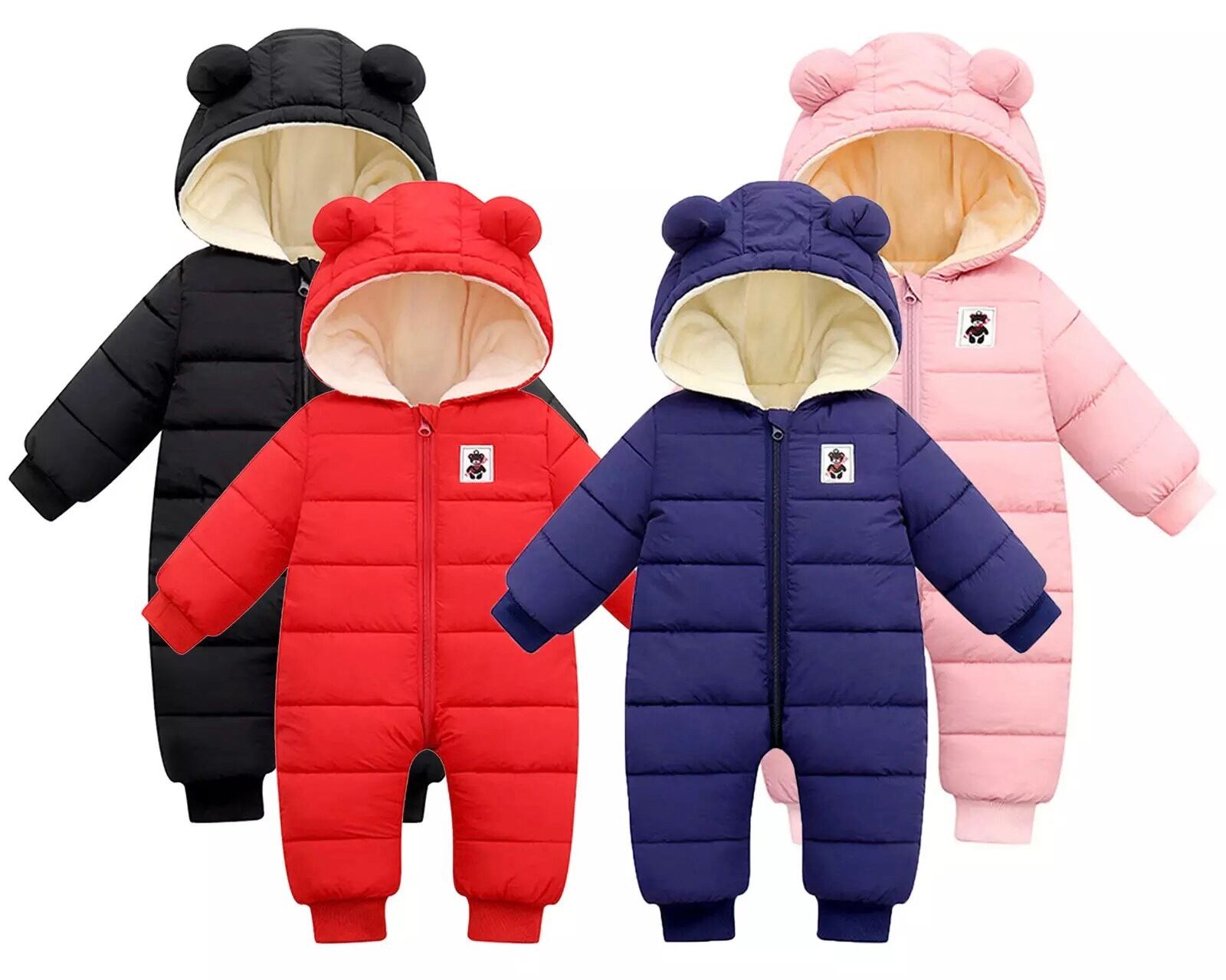 ぬくぬくロンパース / 女の子 / 男の子 / 〜12ヶ月( A〜D )