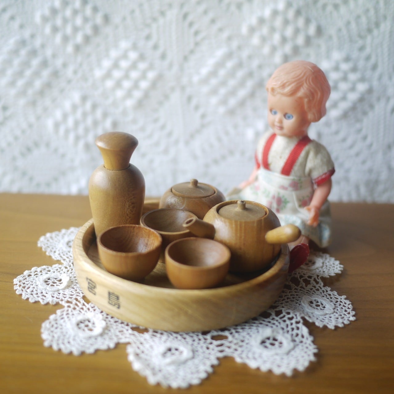 ミニチュア お茶道具セット 木製 日本 | こりすのパン屋Base店 （世界