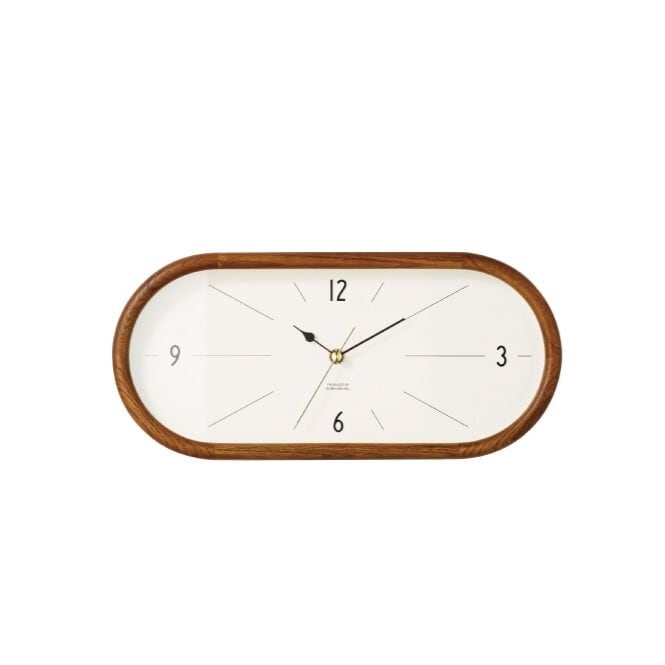 時計】Curva クルヴァ/ブラウン | ジーフラットインテリアショップ