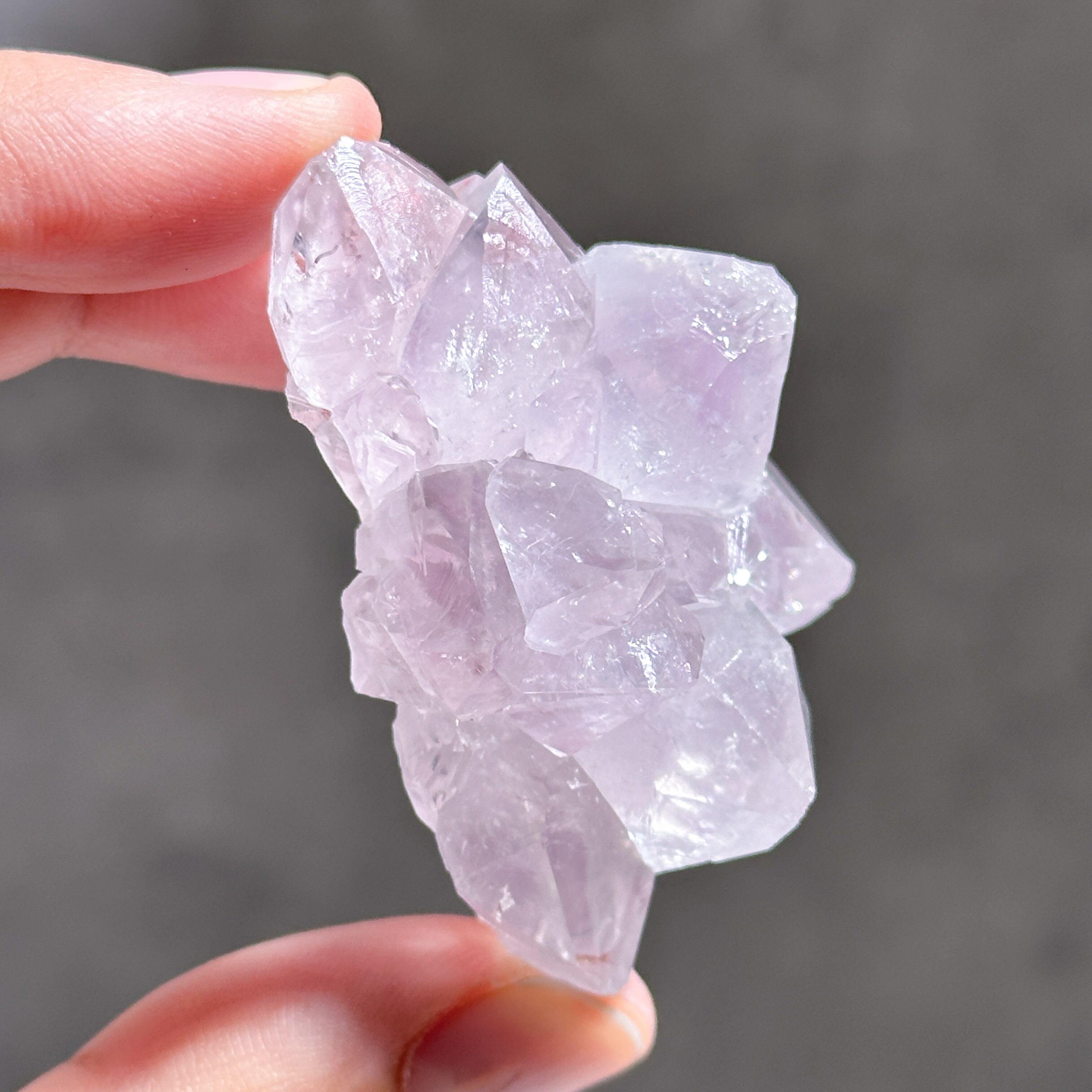 ウルグアイ産フラワーアメジスト 原石62◇ Flower Amethyst ◇天然石