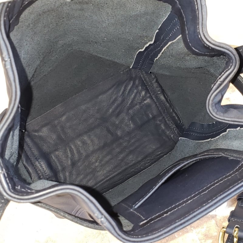 オールドコーチ ☆ ベルトデザイン レザーショルダーバッグ 巾着 オールドコーチ ☆ ベルトデザイン レザーショルダーバッグ 巾着